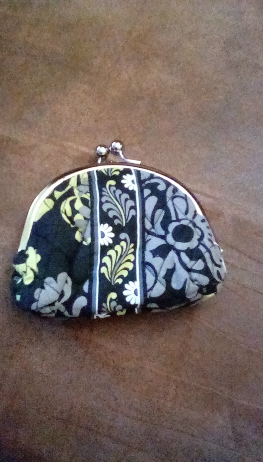 Vera Bradley Java Blue Double Kiss Coin purse • NWT Retired ziplock small  clutch