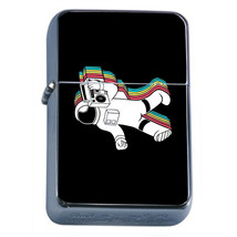 An item in the Collectibles category: 80's Theme D7 Flip Top Oil Lighter Windproof Resistant Flame Spaceman Boombox