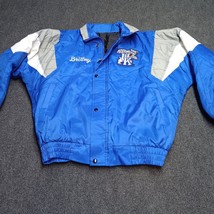 Vintage Starter Kentucky Wildcats Jacket Large Blue Puffer Coat Y2K Custom - $93.12