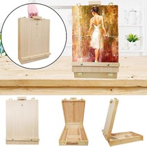 Desktop Artist Easel Portable Adjustable Tabletop Sketching Painting Organizer - £31.61 GBP