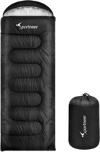 Camping Sleeping Bag for Adults: Sportneer 3 Season Warm Weather Waterproof - £31.16 GBP