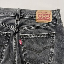 Levis Low Pro Straight Women's Black Cotton Jeans Size 26 (26×30) image 7