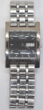 Armitron 20/1709 All Stainless Tank Vintage Mens Day/Date watch &#39;&#39;GUARAN... - $29.65
