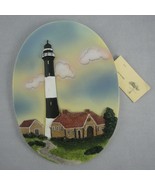 Fire Island NY Lighthouse Wall Hanging Art 3D Resin Plaque History on Ha... - £9.38 GBP