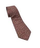 Liberty of London Pink &amp; White Floral Silk Men’s Tie Made In England REA... - $45.47 CAD