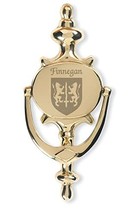 Finnegan Irish Coat of Arms Brass Door Knocker - £38.25 GBP