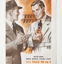 1947 Yale Padlocks Locks Advertisement Hardened Vintage Connecticut DWJJ23 - $28.05 CAD