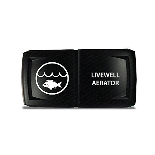 CH4X4 Marine Rocker Switch V2 Liwell Aerator Symbol 3 - Horizontal ...