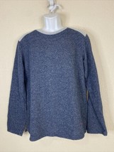Tommy Bahama Men Size M Blue Knit Lightweight Sweatshirt Long Sleeve - $6.75