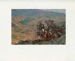 Ross Stefan Western Scene Print in Diamond Shamrock Oil and Gas Company ... - $21.78