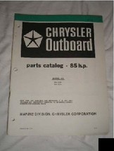 Chrysler Outboard Parts Catalog 85 HP - £5.77 GBP