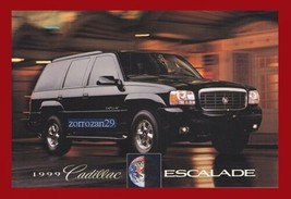 Carte Postale Couleur Vintage Cadillac Escalade 1999 - Usa - Excellent... - £5.91 GBP