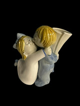 Vintage Fitz &amp; Floyd “First Kiss” Boy And Girl Bud Vase Figurine Wedding... - $23.50