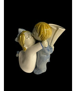 Vintage Fitz &amp; Floyd “First Kiss” Boy And Girl Bud Vase Figurine Wedding... - $447.42 MXN