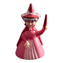 Disney Sleeping Beauty Pink Fairy Godmother Flora PVC figure 2 in - £7.41 GBP