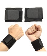 Adjustable Soft Wristbands Wrist Support Bracers For Gym Sports Wristban... - £9.96 GBP