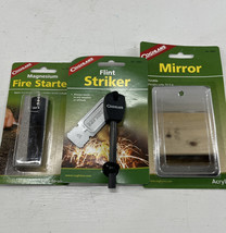 Coghlans Survival Fire Starter Striker Mirror Combo 1005 7870 8501 - $23.22