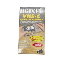 Maxell VHS-C to VHS Cassette Adapter Tape New Sealed Plastic VP-CA - $59.98