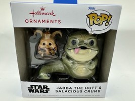 Hallmark Funko Pop Star Wars Jabba the Hutt &amp; Salacious Crumb Christmas Ornament - $15.99