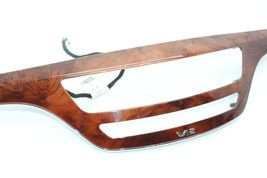 07-13 MERCEDES-BENZ W221 S600 V12 DASH DASHBOARD WOOD BEZEL TRIM E4135 image 5