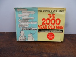 Vintage 1981 THE 2000 YEAR OLD MAN 1st Edition HC Book Mel Brooks &amp; Carl Reiner - £8.40 GBP