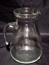 Vintage 2 Quart Glass Pitcher Made In Italy With Golden Eagle Hallmark O... - $486.47 MXN