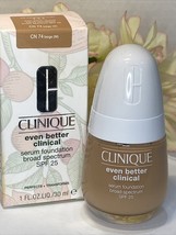 CLINIQUE Even Better Clinical Serum Foundation CN74 BEIGE SPF NIB 1oz Fr... - $22.72