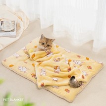 Cat Soft Cushion Plush Pet Dog Sleeping Bed Pet Mats Blankets Mix and Ma... - £9.78 GBP+