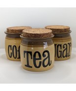 Tea Coffee Sugar Canisters, T. G. Green &quot;Granville&quot;, Retro, Vintage Cera... - £24.01 GBP