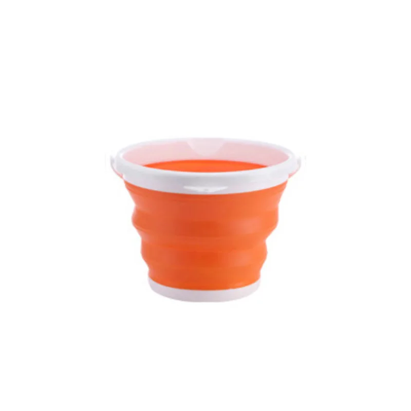 Portable Retractable Plastic Folding Bucket with Strong Flexible Design Plastic  - £60.26 GBP