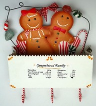 Metal Gingerbread in Box Wall Pocket with 3 Hooks - $57.29