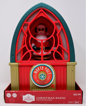 Holiday Time 118347 Christmas Radio With Led Lights &amp; Sound - New! - $26.21