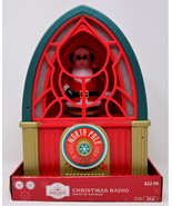 HOLIDAY TIME 118347 CHRISTMAS RADIO WITH LED LIGHTS &amp; SOUND - NEW! - €29,72 EUR