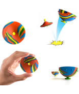 Novel Fidget Toys HipHop Pops Rubber Anti Stress Ball Bounce Spinner - €12,66 EUR