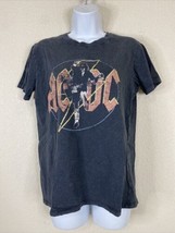 AC/DC Womens Size M Faded Black Graphic T-shirt Short Sleeve - £5.67 GBP