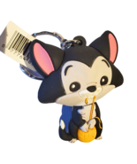 Disney Cats Figural Keyring - Figaro (Pinocchio) - Monogram - New Series 19 - $136.65 MXN
