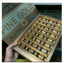 5 Box Aqua Skin Fine Gold Wholesale Price Free Shipping To USA - $650.00