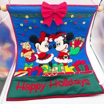 Disney Mickey Minnie Christmas Advent Calendar Wall Hanging Felt Ornament - $105.14 CAD