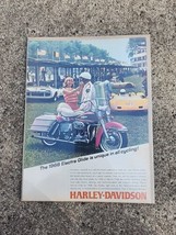 1967 Harley Davidson Electra Glide 1200cc Vintage Motorcycle Magazine Pr... - £6.08 GBP