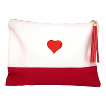 Color Shout women&#39;s &quot;p.s. i still love you&quot; to all the bag in White/Red ... - £27.19 GBP