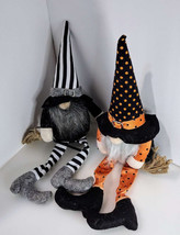 2pcs Halloween Gnome Scandinavian Tomte Swedish Gnomes Plush Farmhouse D... - $12.11