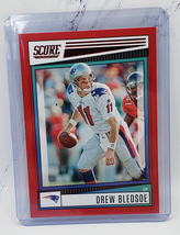 Drew Bledsoe 2022 Score NFL Football Red Parallel #291 New England Patriots - £1.57 GBP