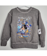 Disney World 50th Anniversary Mickey Icons Kids Pullover Sweatshirt NEW XS - $49.99