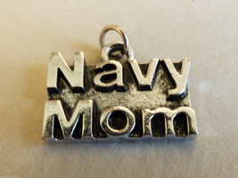 lot of 56 Silver Tone metal collectible US Military Navy Mom Charm or Pe... - £22.09 GBP