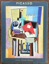 Picasso Skira Color Fine Art Prints Set of 6 Color Plates w. Portfolio, ... - $25.00