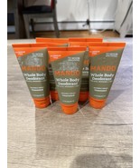 5 Pk Mando Whole Body Deodorant Invisible Cream Unscented Scent Pits Pac... - €21,23 EUR