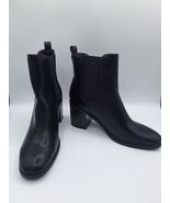 Tommy Hilfiger Women's Brae Pull On Boot Size 11 Black 3.5" Stacked Heel... - $47.75