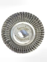 10 X 1 Inch Twisted Knot .020 Wire Diameter Wheel Brush 2 in Arbor 3600 RPM - £52.56 GBP