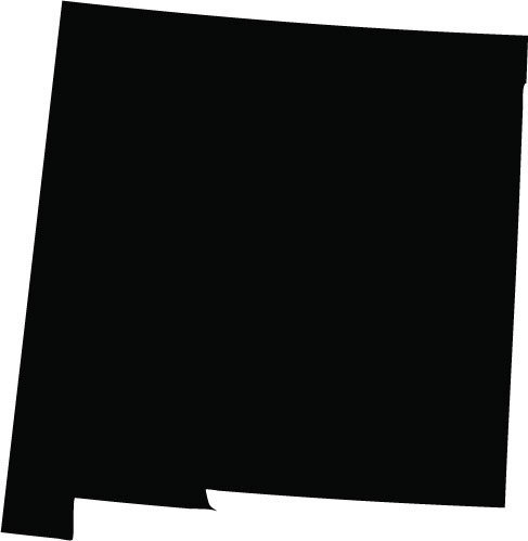 Picniva black New Mexico NM map removable Vinyl Wall Decal Home Dicor 3 ... - $3.91