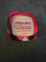 L&#39;OREAL INFALLIBLE FOUNDATION IN A POWDER FULL MATTE 245 RADIANT HONEY (... - £10.86 GBP